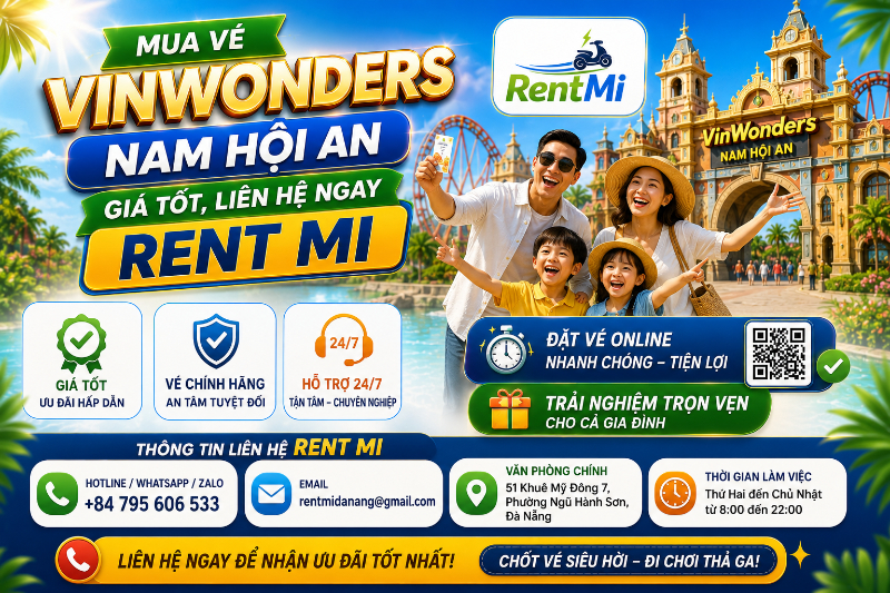 Đặt vé Vinwonders Nam Hội An