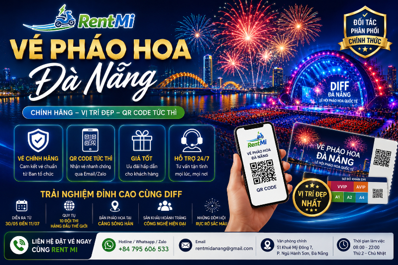 Vé pháo hoa Đà Nẵng