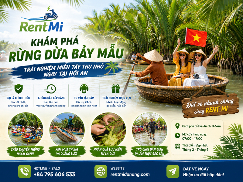 Vé rừng dừa bảy mẫu