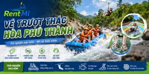 Vé trượt thác Hòa Phú Thành